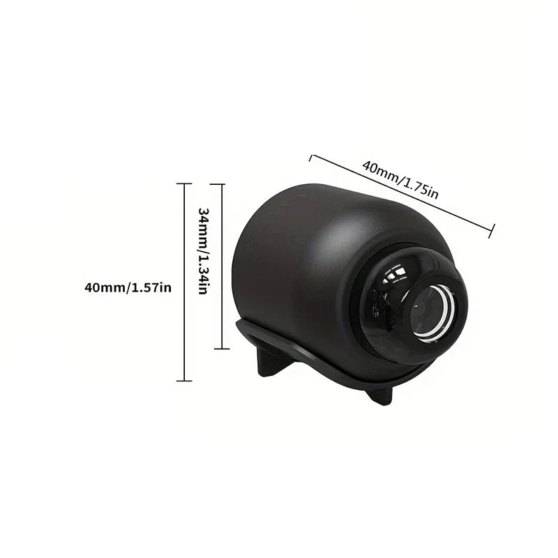 Mini-Sicherheitskamera mit Wifi - 1080P HD mit Nachtsicht und Bewegungserkennung