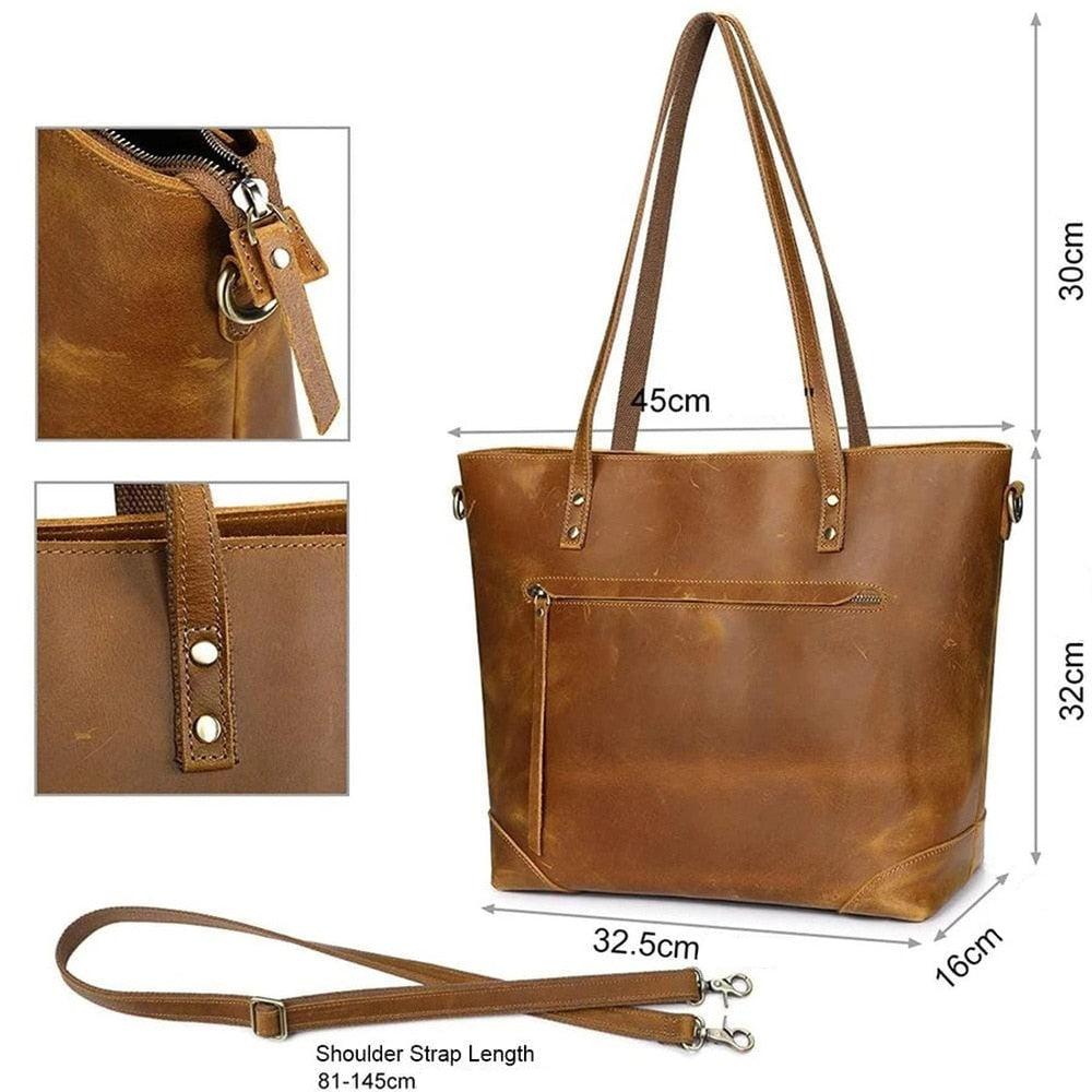 Vintage-PU Ledertasche