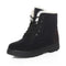 Mit Fleece gefütterte Damen-Winterstiefel – Warme Stiefeletten mit Schnürverschluss