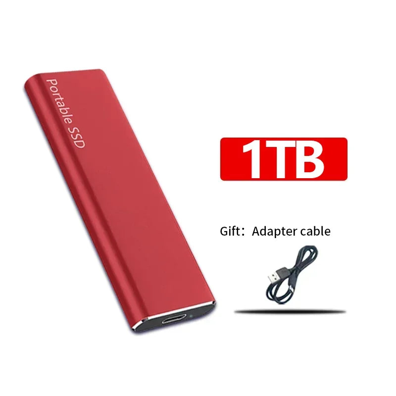 Schnelle externe SSD-Festplatte - modern und kompakt - 16TB/4TB/1TB