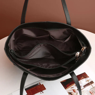 TEREZA | Elegante PU-PU Lederhandtasche mit geräumiger Aufteilung