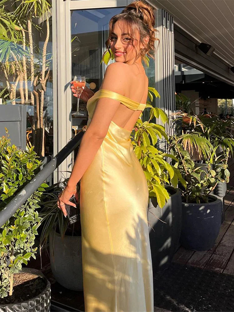 Abendkleid für Frauen - asymmetrisch - eng anliegend - bodenlang - elegantes Abendkleid