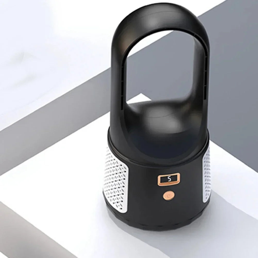 Bladeless Tischventilator – Leiser USB-Ventilator mit Akku für Schlafzimmer & Büro