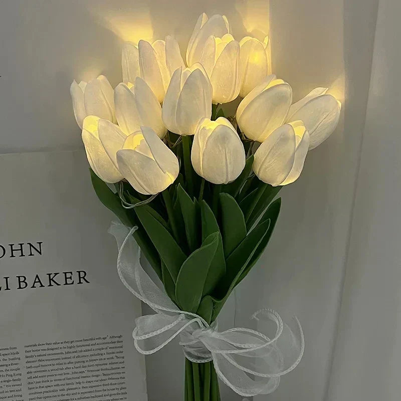 TulipGlow - Tragbares LED-Tulpen-Nachtlicht