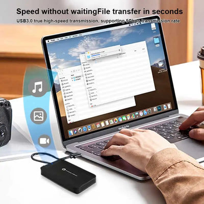 Disco duro externo portátil de metal USB 3.0 (5 Gbps, 320 GB-1 TB, para PC/Mac/PS4/PS5)