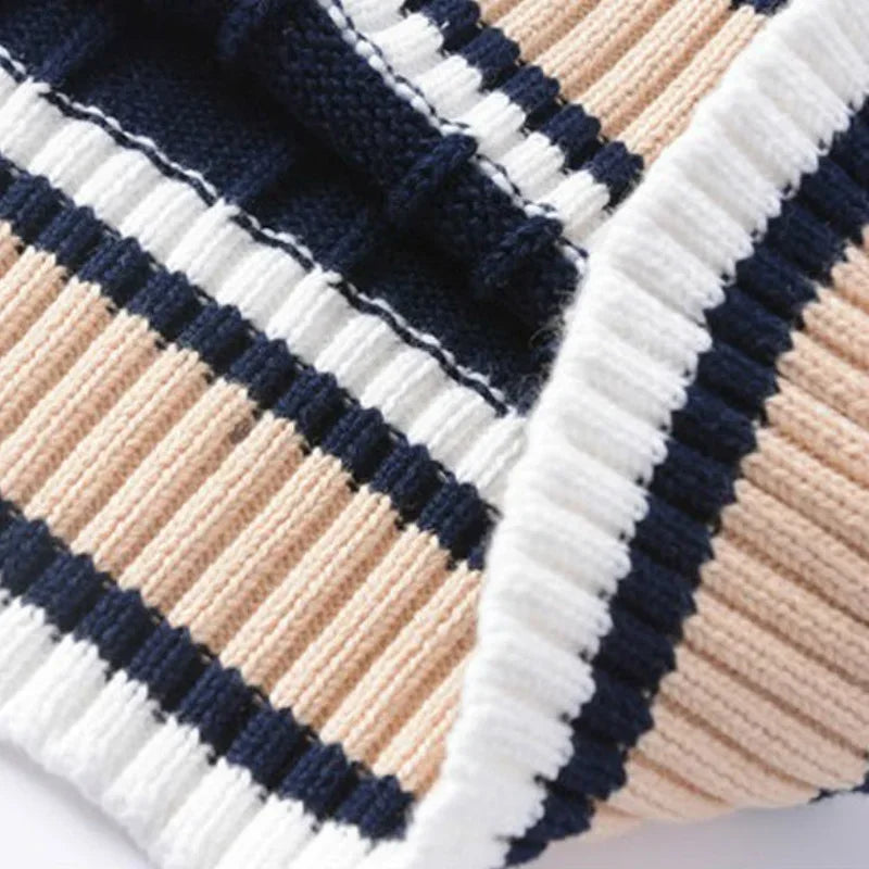 Christof - Herren Strickpullover mit V-Ausschnitt ohne Ärmel