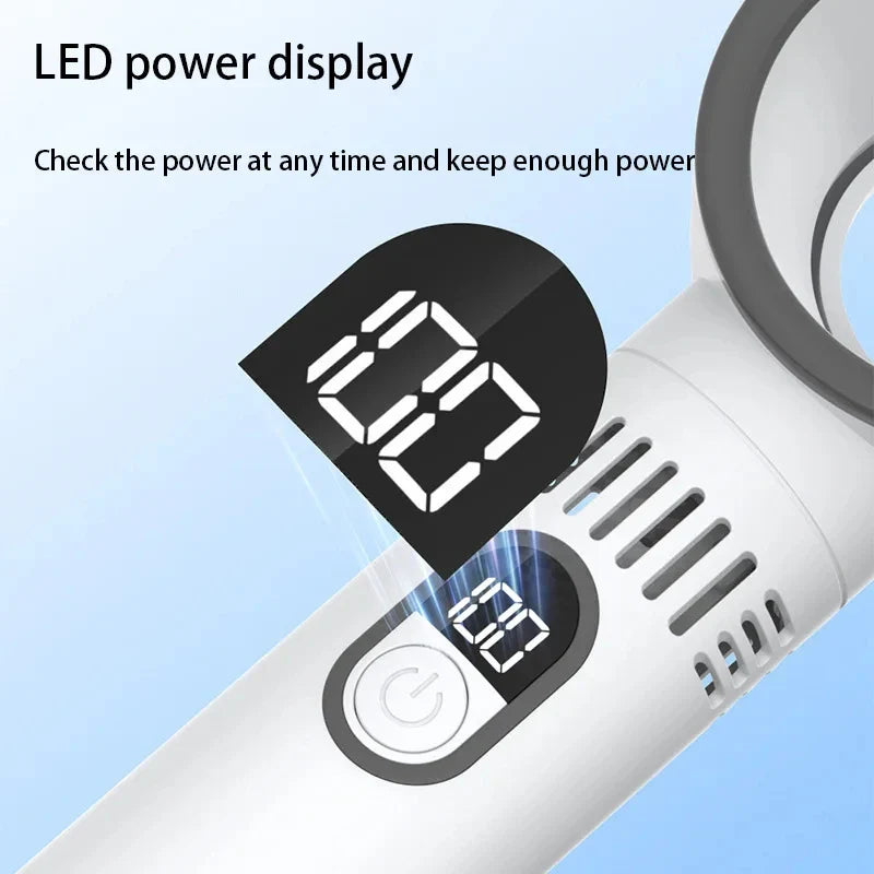 Kabelloser Handventilator – Bladeless USB-Ventilator, Tragbar & Super-Leise
