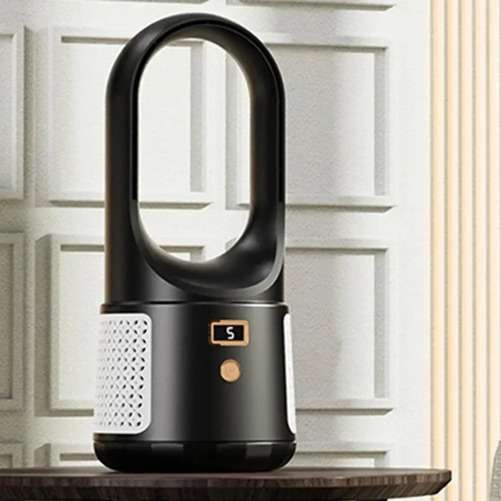 Bladeless Tischventilator – Leiser USB-Ventilator mit Akku für Schlafzimmer & Büro