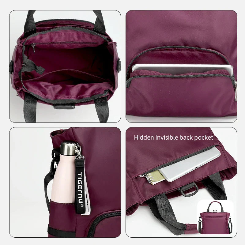 3-In-1 Fashion Rucksack für Damen - Leichte Umhängetasche - Reise Detail - Kapazität 12 Liter