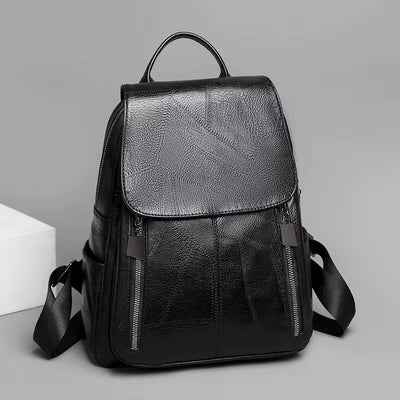 Stylischer Damen-Rucksack aus PU Leder | Diebstahlsichere Tasche | Roswitha