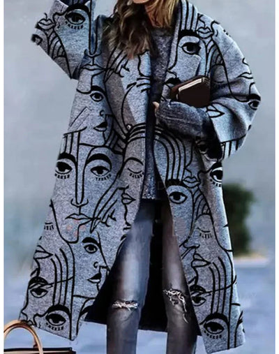 ChicOversized Coat - Stilvoller und bequemer Mantel für jede Gelegenheit