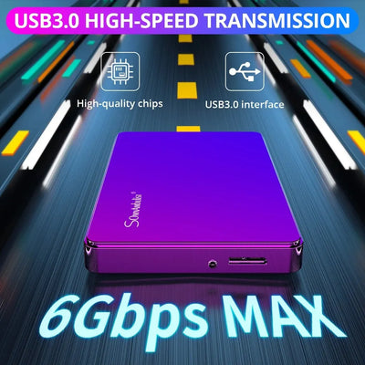 Disco duro externo portátil SomnAmbulist de 2,5" USB 3.0 (250 GB-1 TB, para PC, portátil y PS4) 
