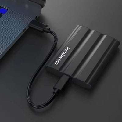 Portabel extern hårddisk 1TB, höghastighets metall HDD/SSD för telefon och laptop