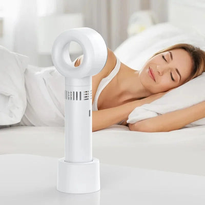 Kabelloser Handventilator – Bladeless USB-Ventilator, Tragbar & Super-Leise