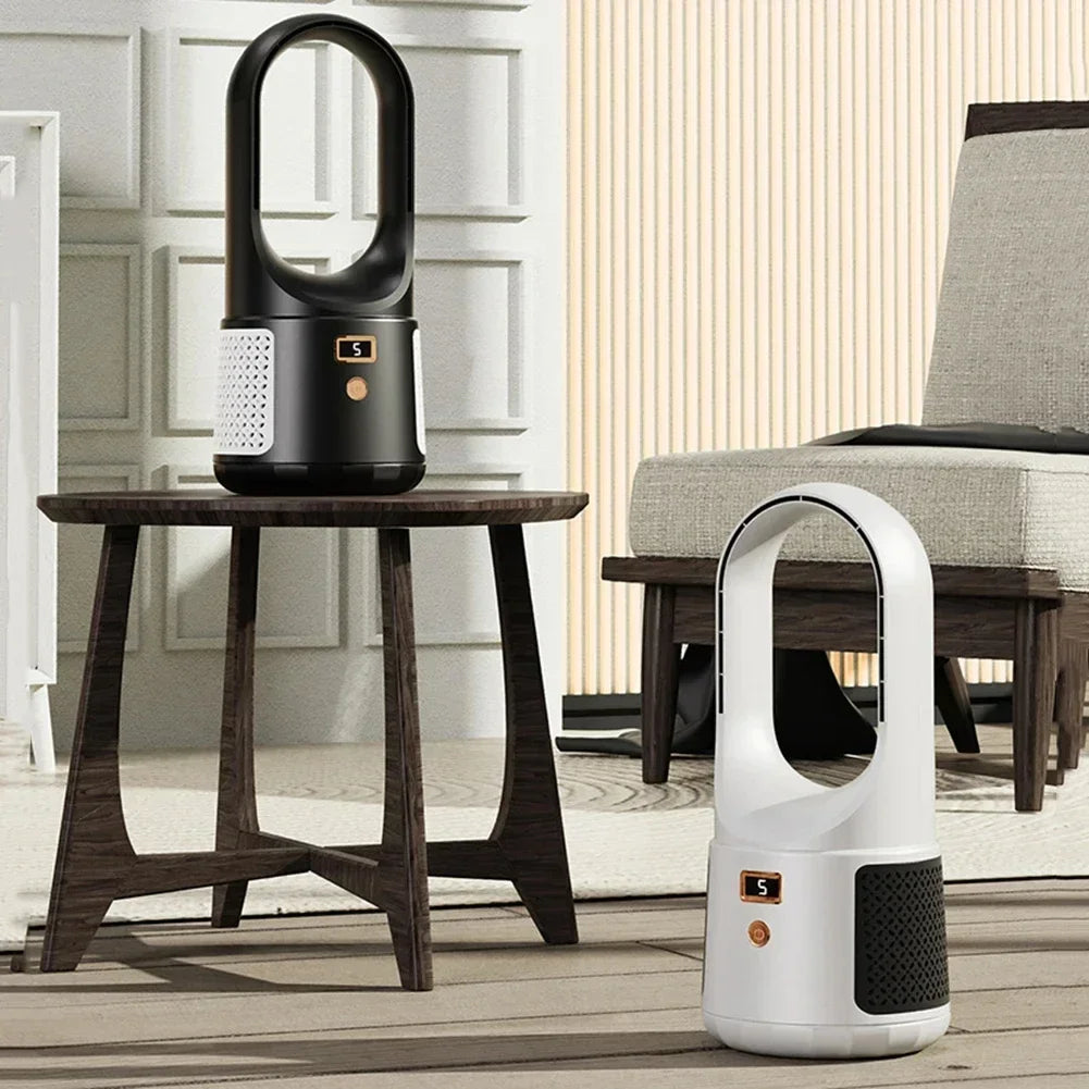 Bladeless Tischventilator – Leiser USB-Ventilator mit Akku für Schlafzimmer & Büro