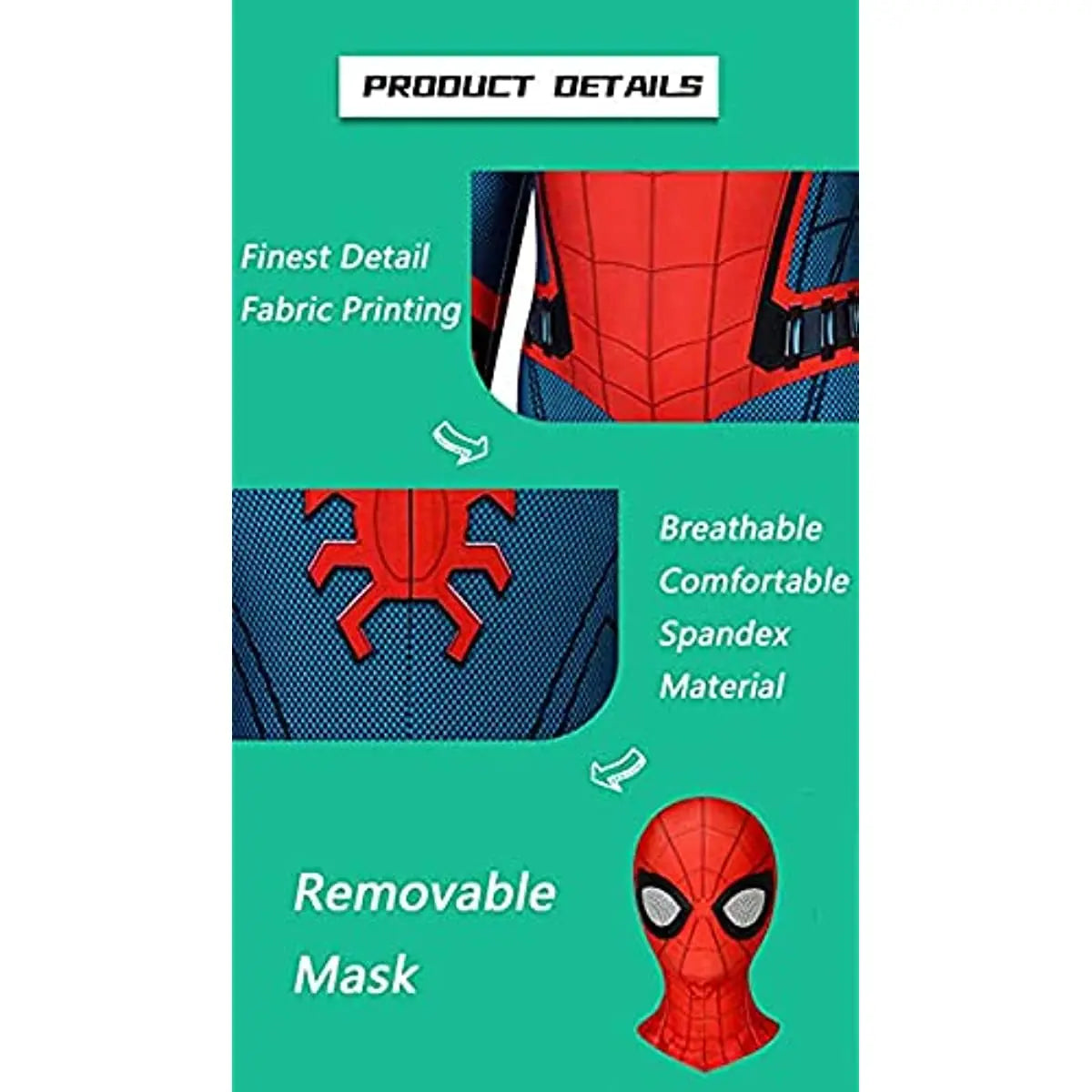 Spider-Man Kostüm - Superhelden-Outfit für Kinder