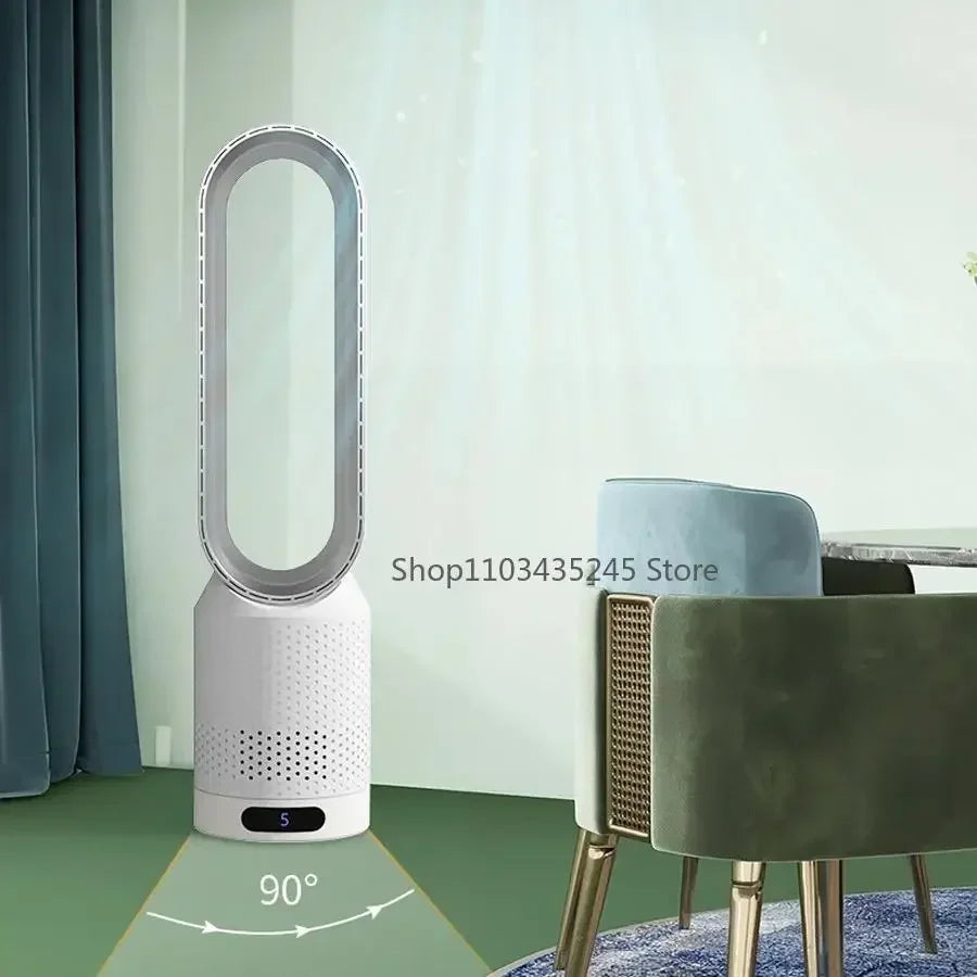 3-in-1 Bladeless Tower Ventilator – Sicher, Leise & Stylisch mit 8 Windstufen & Fernbedienung