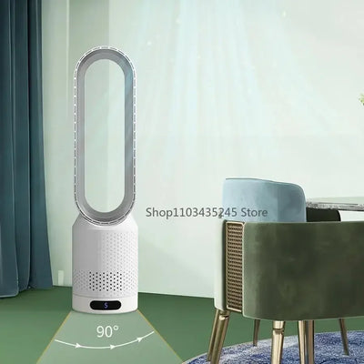 3-in-1 Bladeless Tower Ventilator – Sicher, Leise & Stylisch mit 8 Windstufen & Fernbedienung