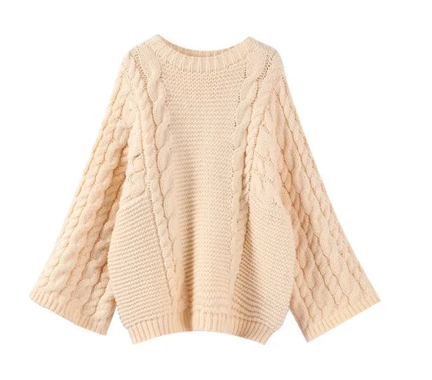 Mia - Damenpullover Oversized – Stilvoller Strickpullover | Pullover