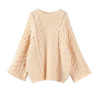 Mia - Damenpullover Oversized – Stilvoller Strickpullover | Pullover