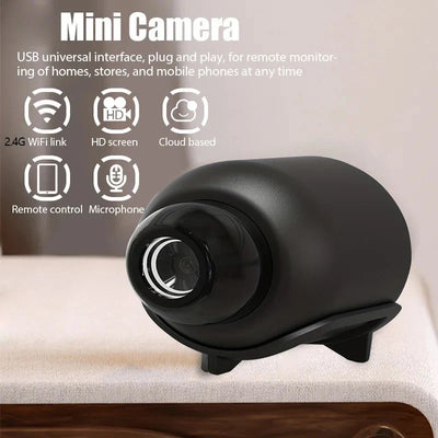 Mini-Sicherheitskamera mit Wifi - 1080P HD mit Nachtsicht und Bewegungserkennung