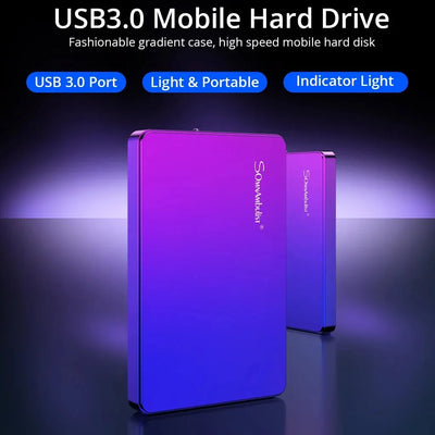 Disco duro externo portátil SomnAmbulist de 2,5" USB 3.0 (250 GB-1 TB, para PC, portátil y PS4) 