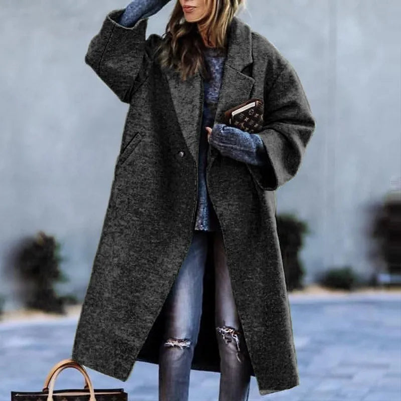 ChicOversized Coat - Stilvoller und bequemer Mantel für jede Gelegenheit