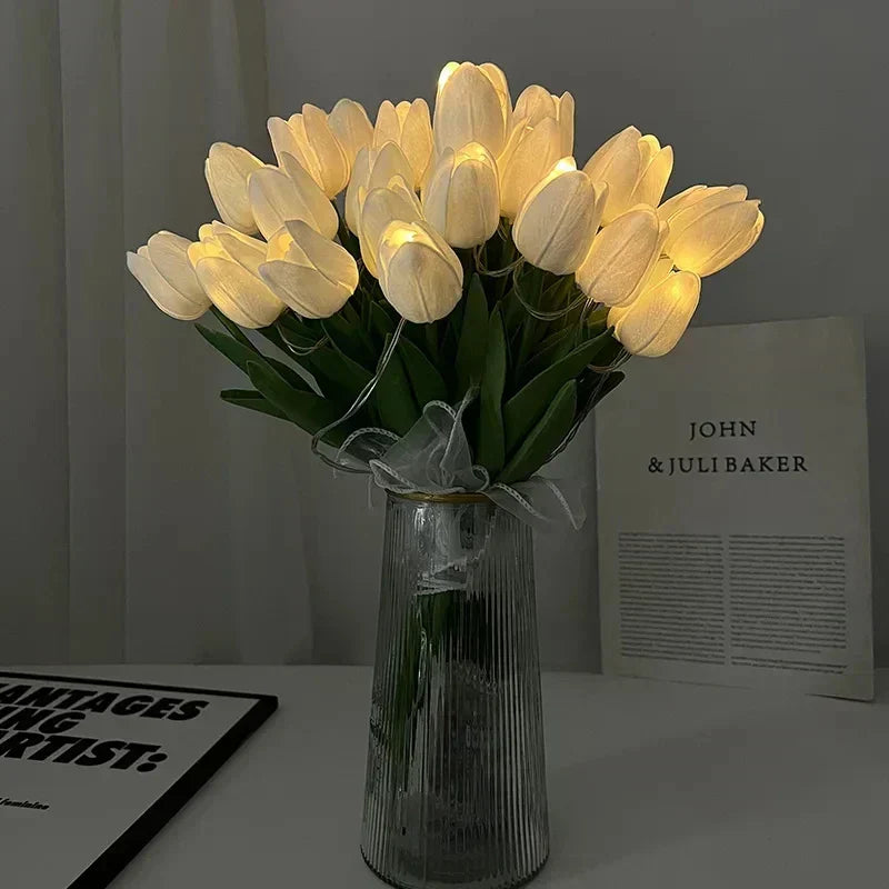 TulipGlow - Tragbares LED-Tulpen-Nachtlicht