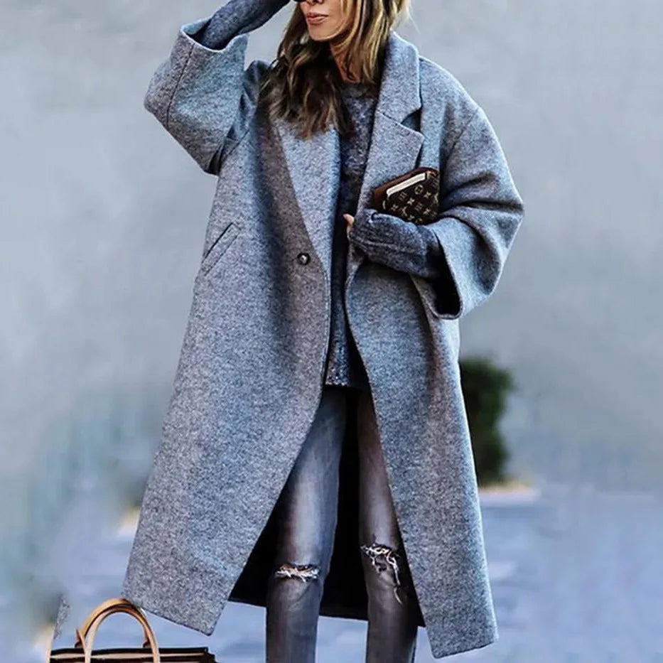 ChicOversized Coat - Stilvoller und bequemer Mantel für jede Gelegenheit