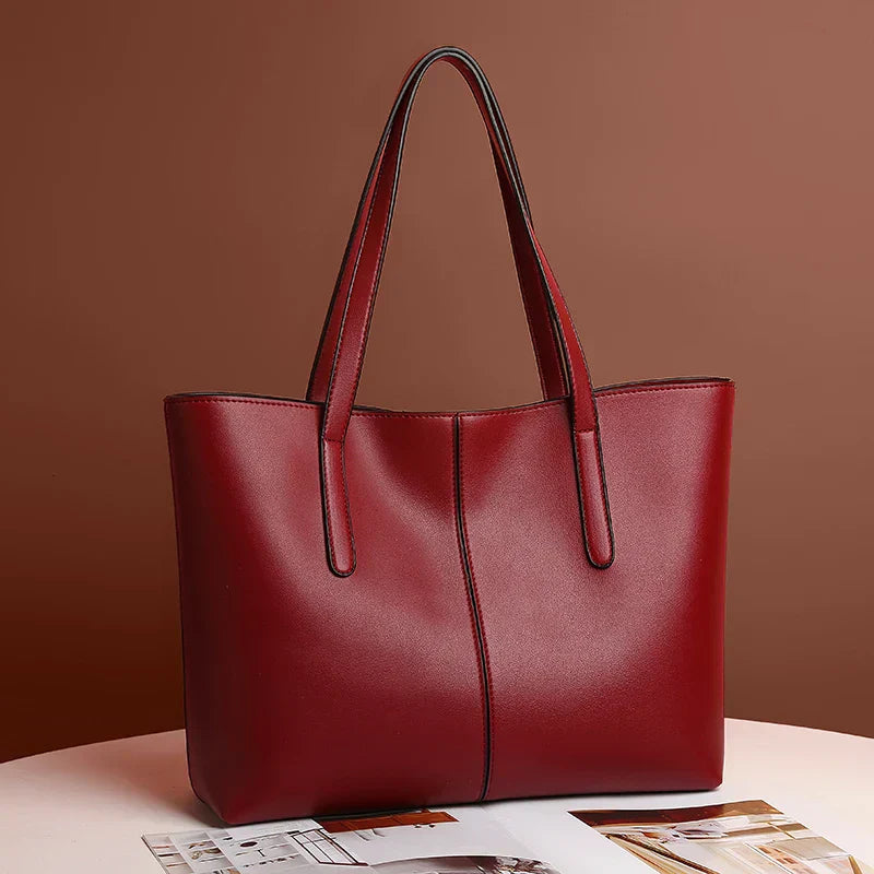 TEREZA | Elegante PU-PU Lederhandtasche mit geräumiger Aufteilung