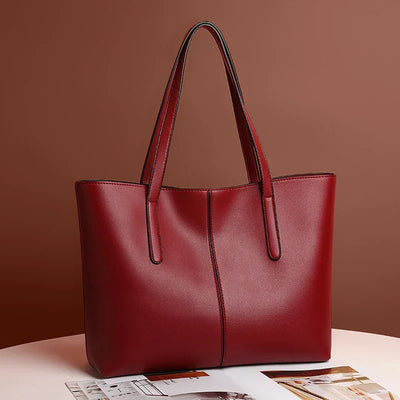 TEREZA | Elegante PU-PU Lederhandtasche mit geräumiger Aufteilung