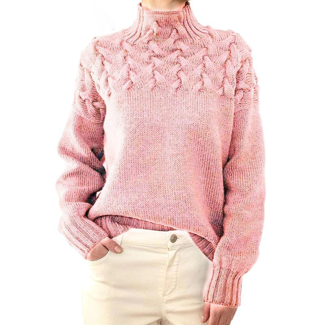 Hillegonda | Weicher Oversize-Rollkragenpullover