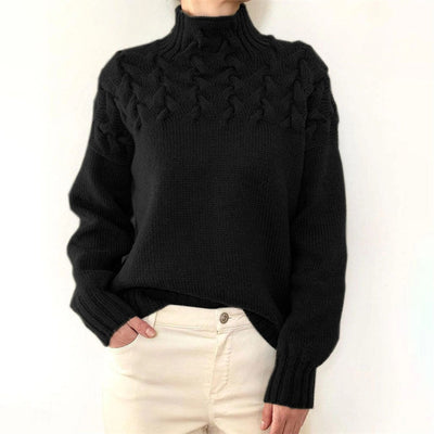 Hillegonda | Weicher Oversize-Rollkragenpullover