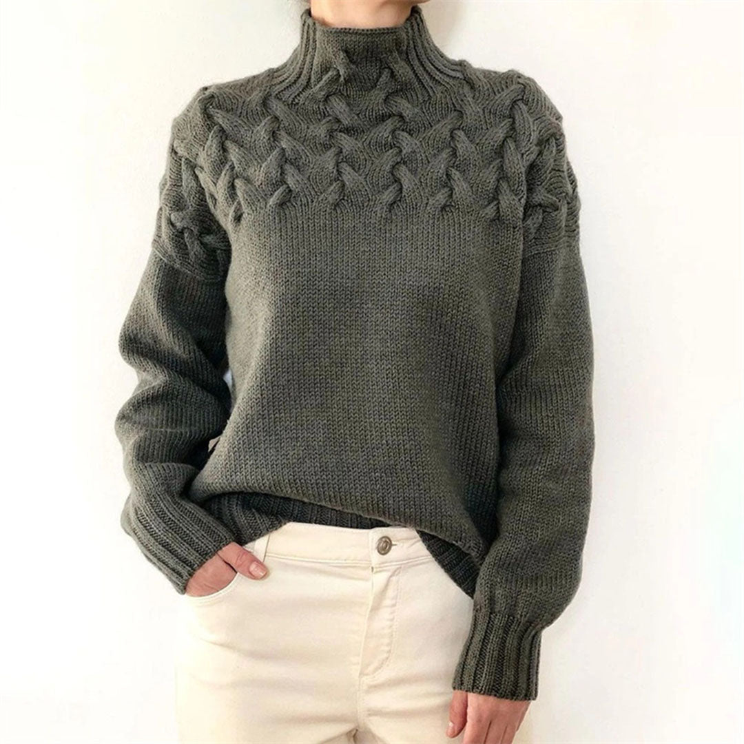 Hillegonda | Weicher Oversize-Rollkragenpullover