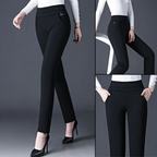 Hochtaillierte Leggings in Stretch-Passform mit Faux-Taschen