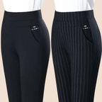 Hochtaillierte Leggings in Stretch-Passform mit Faux-Taschen
