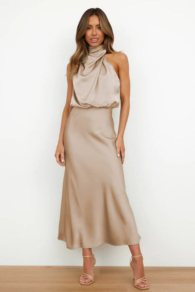 Aaliyah | Stylisches Langes Kleid Für Frauen