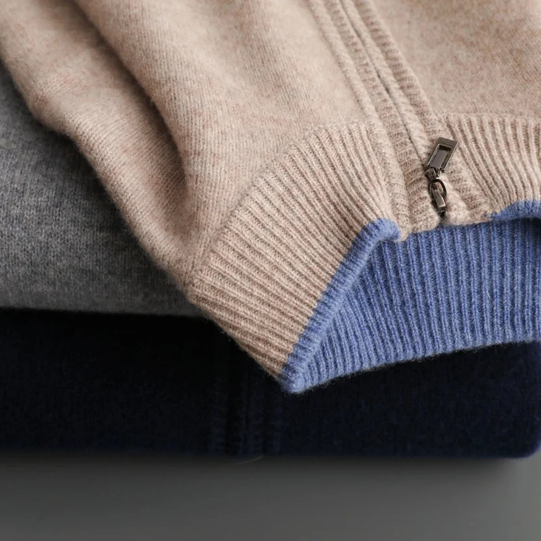 Klassische Strickjacke aus Wolle für Männer