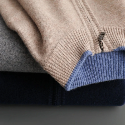 Klassische Strickjacke aus Wolle für Männer