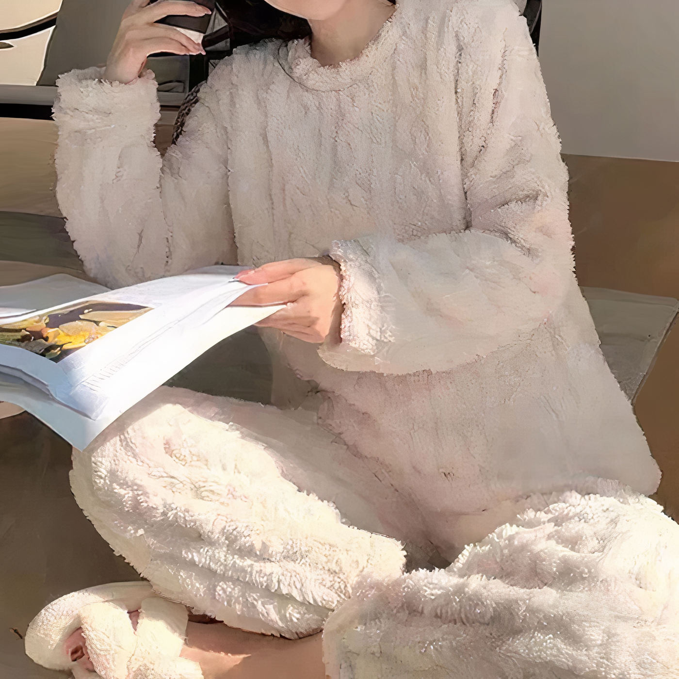 Warmer Fleece-Pyjama für Frauen