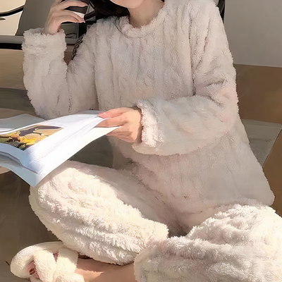 Warmer Fleece-Pyjama für Frauen