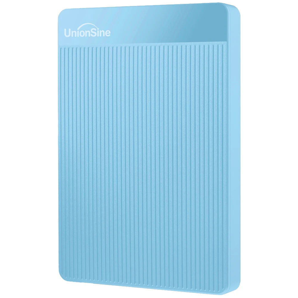 Disco duro externo portátil UnionSine de 2,5" y 1 TB con USB 3.0 (HDD de alta velocidad para PC y consola)