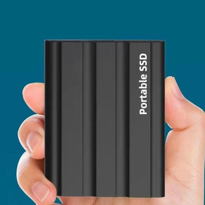 Portabel extern hårddisk 1TB, höghastighets metall HDD/SSD för telefon och laptop
