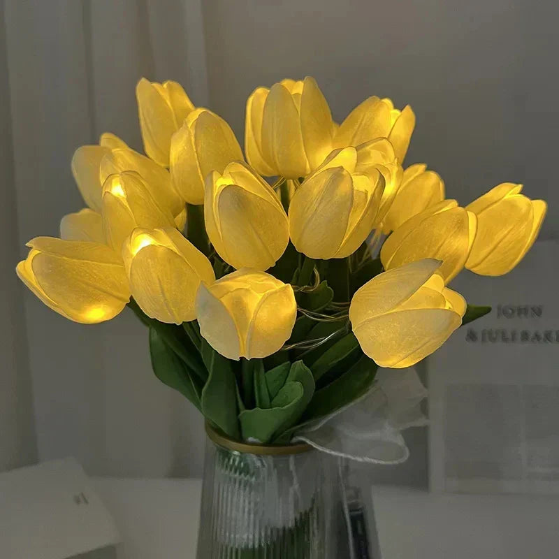 TulipGlow - Tragbares LED-Tulpen-Nachtlicht