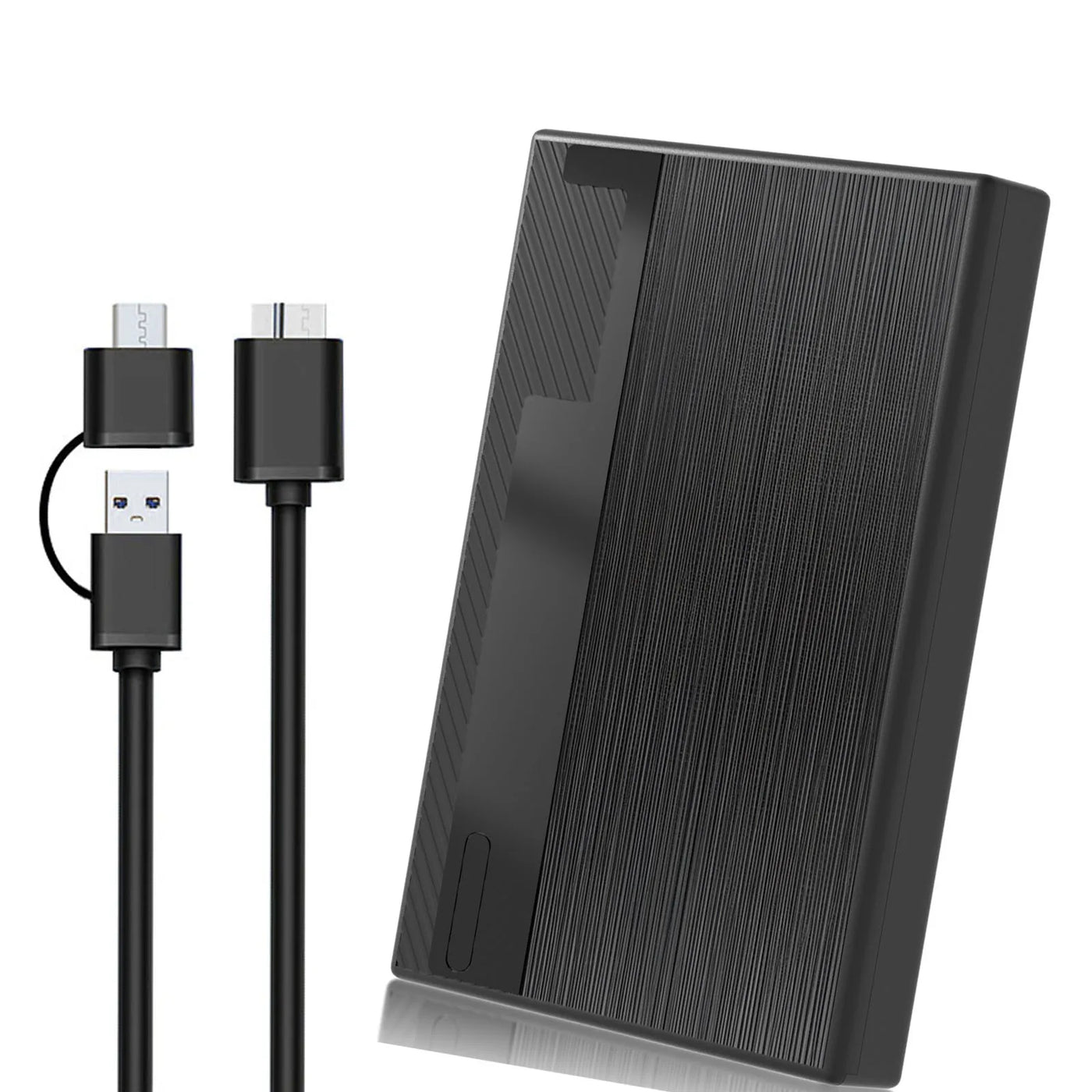 Bärbar extern hårddisk 1TB, USB 3.0/USB-C lagringsutvidgning för PC, Mac och gaming