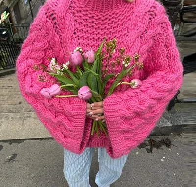 Mia - Damenpullover Oversized – Stilvoller Strickpullover | Pullover