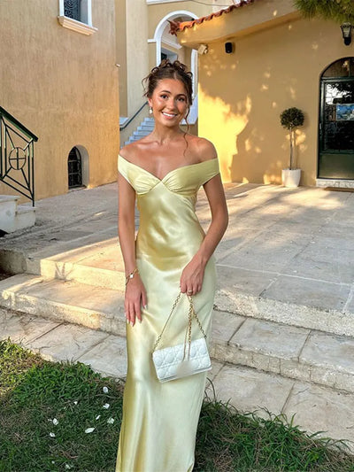 Abendkleid für Frauen - asymmetrisch - eng anliegend - bodenlang - elegantes Abendkleid
