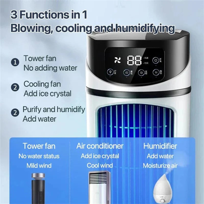 CoolBreeze Mini – 3-in-1 USB Luftkühler mit 300ml Wassertank