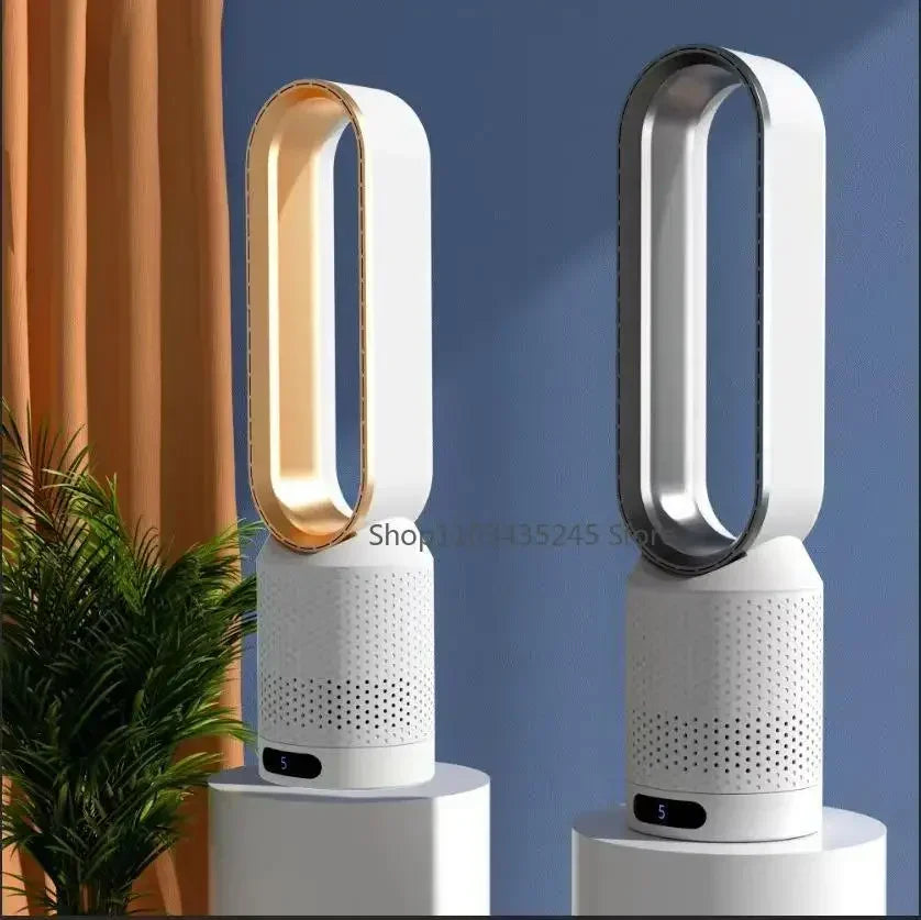 3-in-1 Bladeless Tower Ventilator – Sicher, Leise & Stylisch mit 8 Windstufen & Fernbedienung