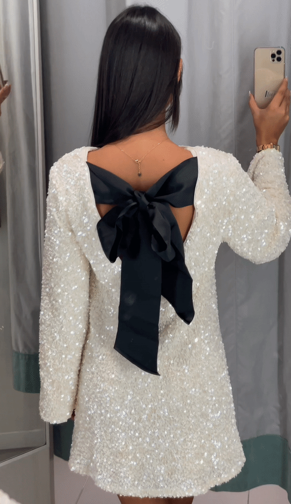 Adank - Kleid mit Fliege